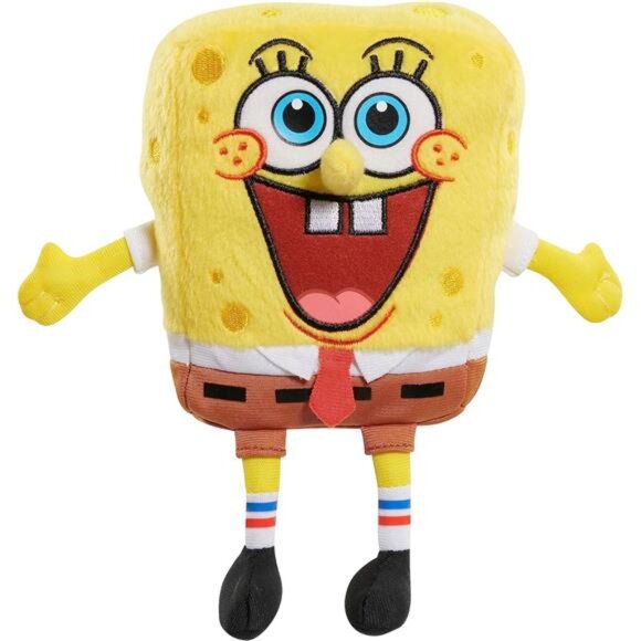 SpongeBob SquarePants 7-inch Small Bean Plush, Fun Collectible Size, Stuffed - Picture 2 of 6